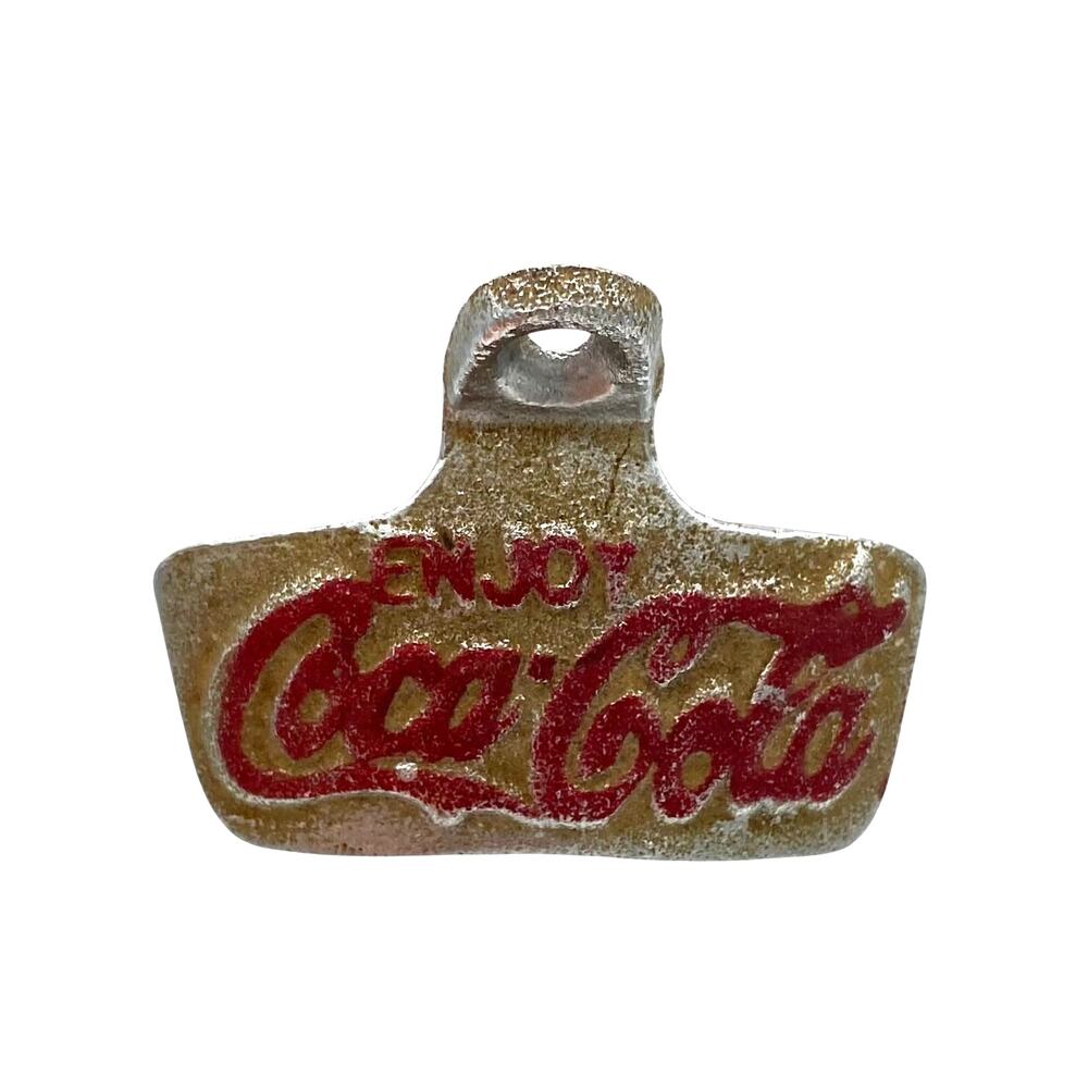 Vintage ENJOY Coca Cola Metal Bottle Opener